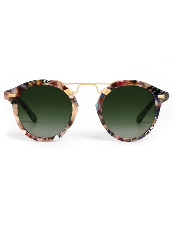 KREWE St Louis Amalfi Mirrored Multicolor Sunglasses